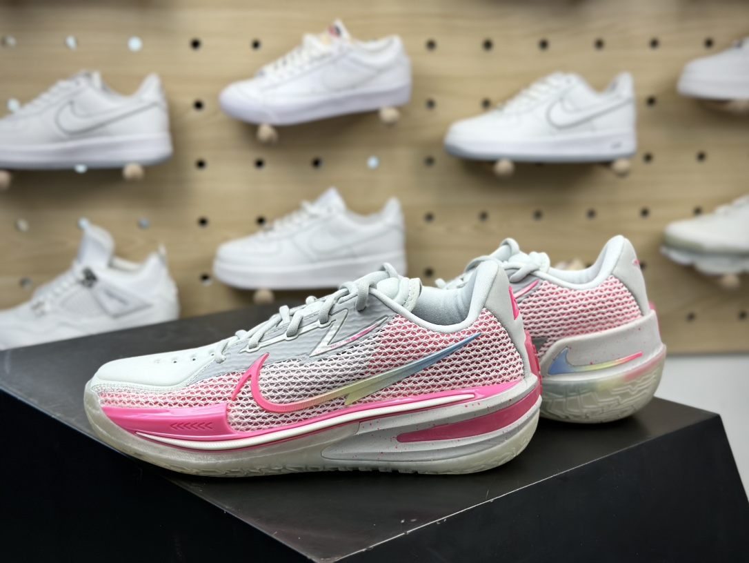 280 Nike Air Zoom GT Cut”Pink/White”超跑级轻量低帮休闲运动篮球鞋“骚粉白”CZ0175-008