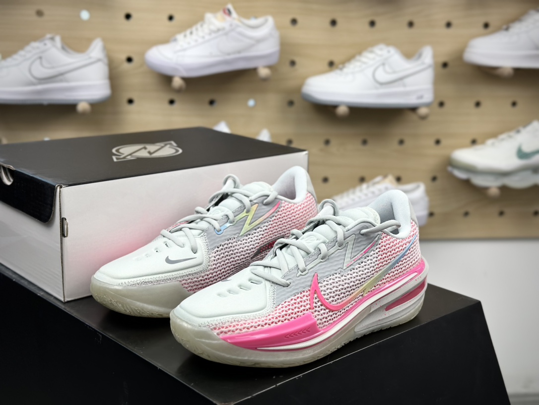 280 Nike Air Zoom GT Cut”Pink/White”超跑级轻量低帮休闲运动篮球鞋“骚粉白”CZ0175-008
