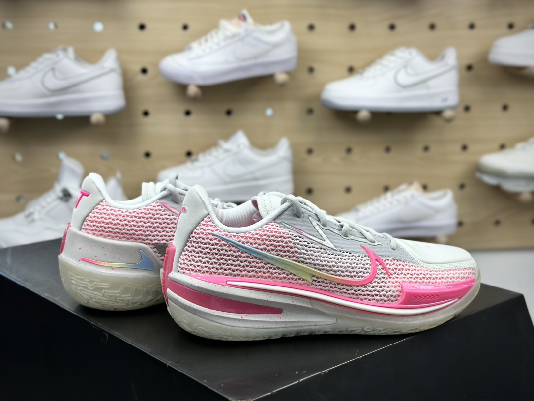 280 Nike Air Zoom GT Cut”Pink/White”超跑级轻量低帮休闲运动篮球鞋“骚粉白”CZ0175-008