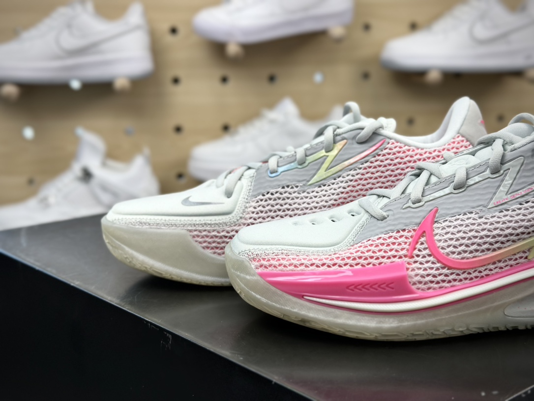 280 Nike Air Zoom GT Cut”Pink/White”超跑级轻量低帮休闲运动篮球鞋“骚粉白”CZ0175-008