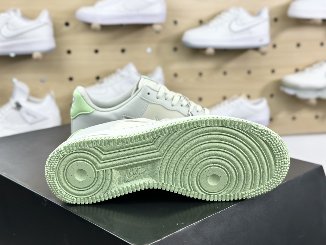 耐克Nike Air Force 1 '07 Next Nature SE ”Sea Glass/Light Silver”空军一号板鞋“海玻璃灰绿银小钩”FN8540-001