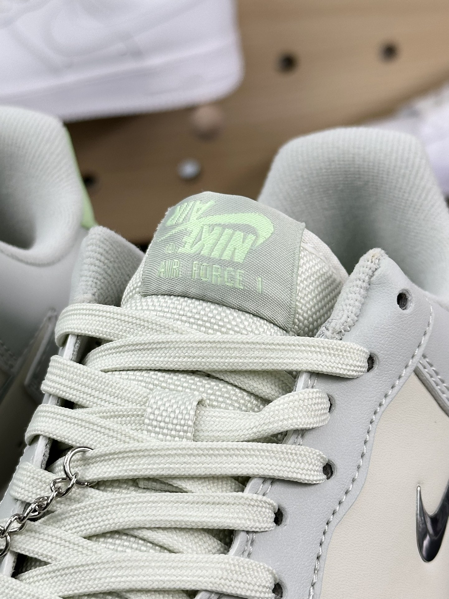 耐克Nike Air Force 1 '07 Next Nature SE ”Sea Glass/Light Silver”空军一号板鞋“海玻璃灰绿银小钩”FN8540-001