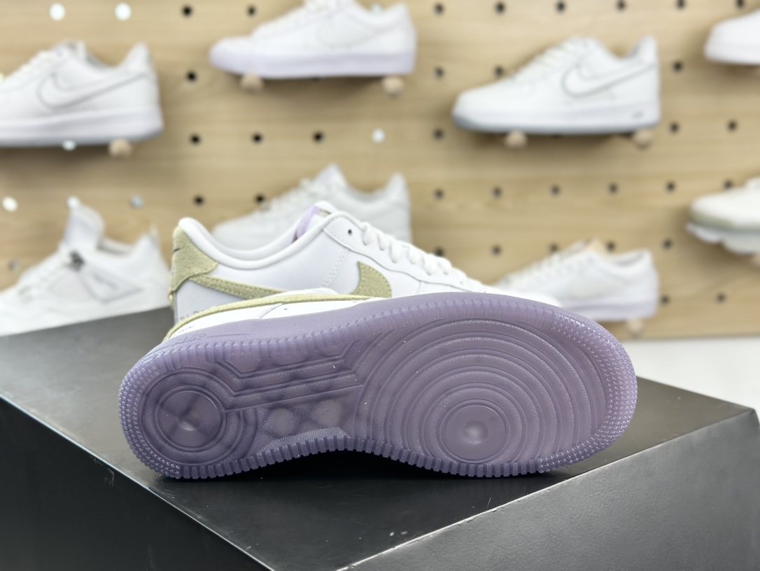 耐克Nike Air Force 1 '07 Low LX”White Grape”空军一号低帮运动板鞋“纯彩白灰紫葡萄紫”HF5719-139