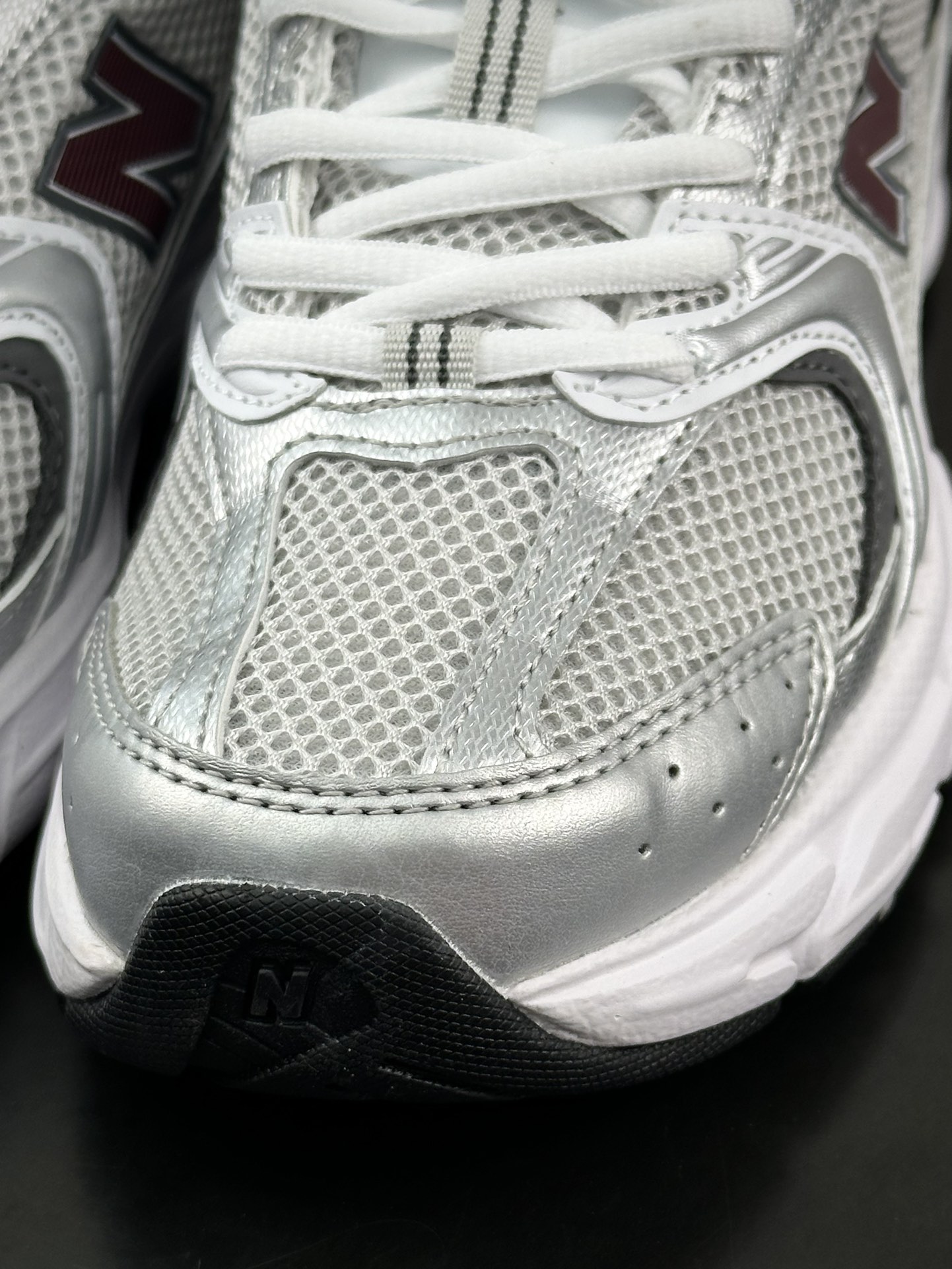 NB新百伦New Balance MR530系列低帮复古老爹风休闲运动跑步鞋“银白酒红”MR530GS