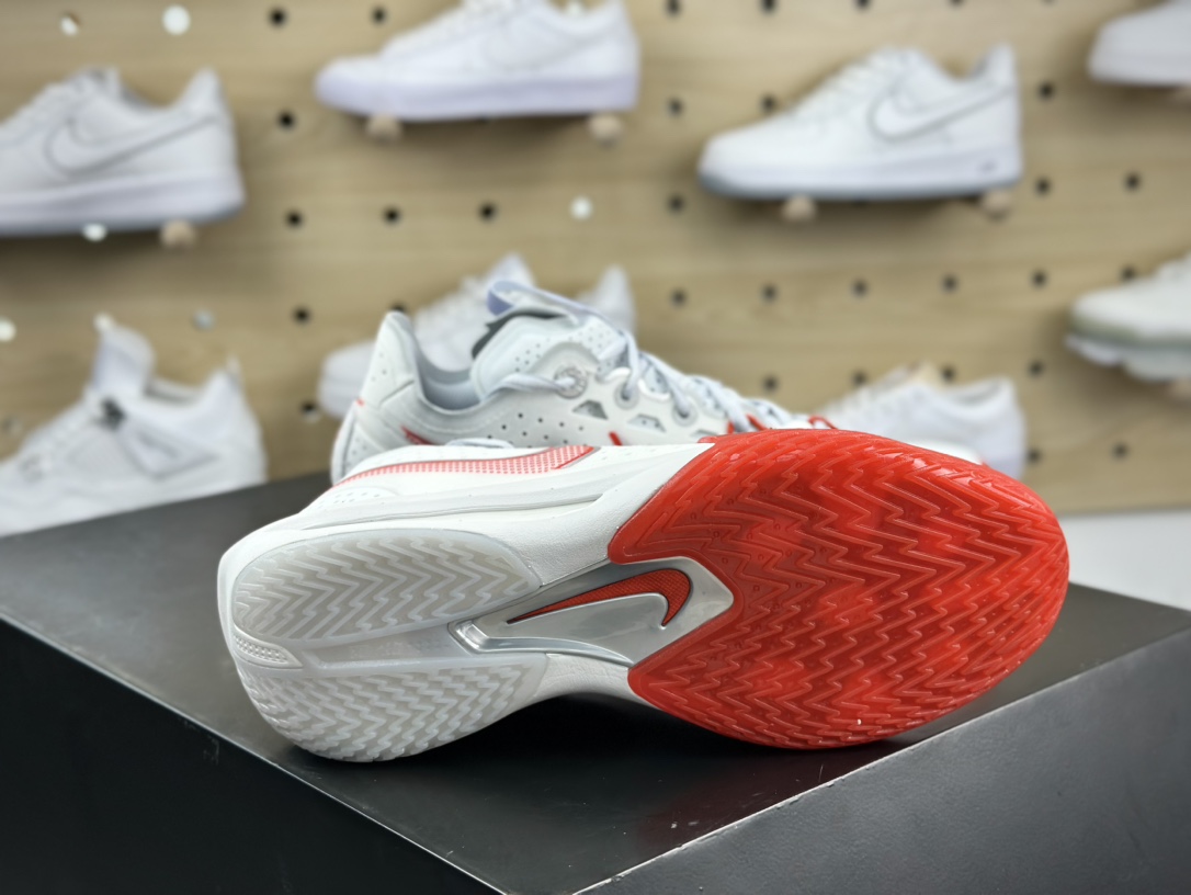 耐克Nike Air Zoom GT Cut 3 EP”Summit White Metallic Silver”超跑级3代系列低帮篮球鞋“白红银”DV2918-101