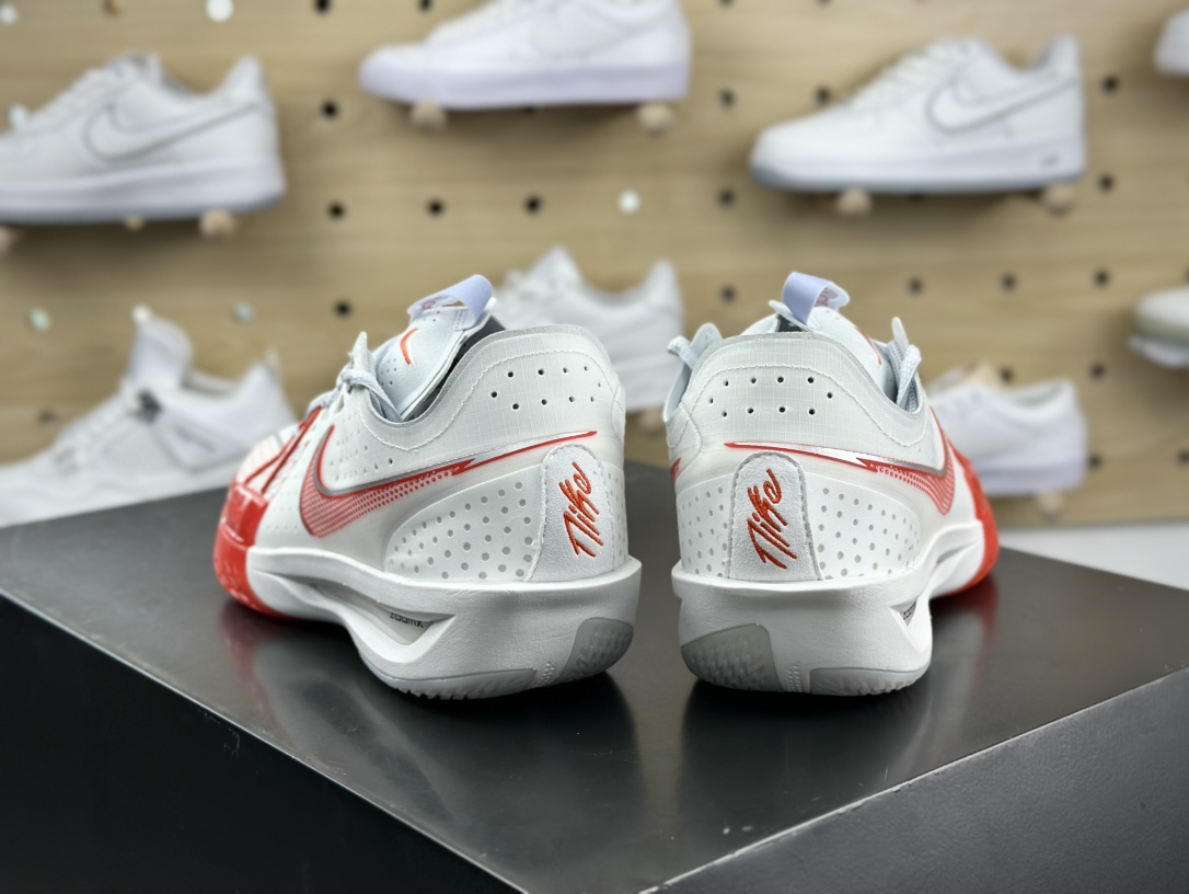 耐克Nike Air Zoom GT Cut 3 EP”Summit White Metallic Silver”超跑级3代系列低帮篮球鞋“白红银”DV2918-101