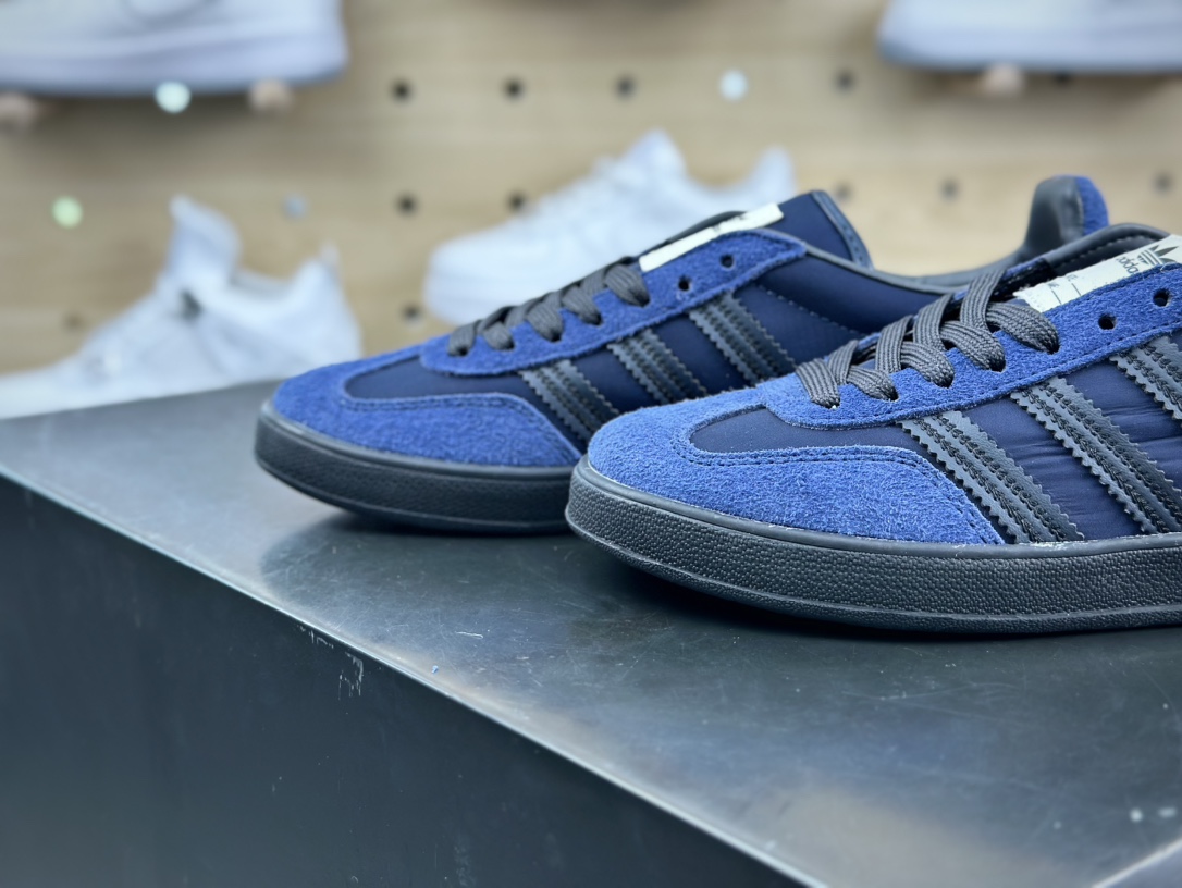 Hikari Shibata x Adidas Gazelle Indoor Trainers”Night Indigo”羚羊休闲运动板鞋“联名靛蓝黑蓝莓生胶底”IH9986