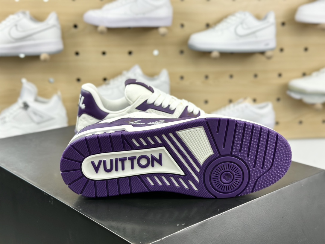 LV路易威登Louis  Vuitton Trainer Sneaker Low 低帮复古休闲运动文化百搭篮球板鞋