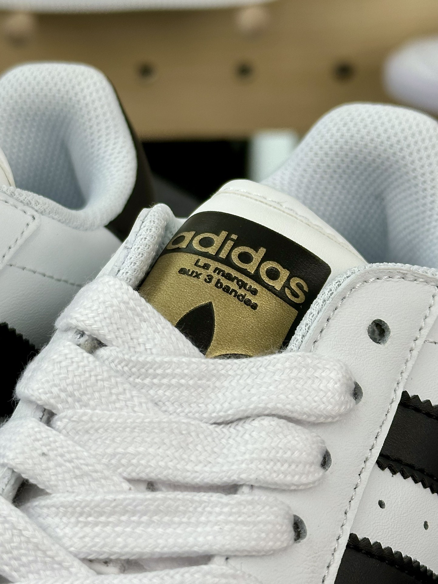 阿迪达斯/三叶草Adidas Originals Superstar XLG 贝壳头系列低帮厚底板鞋“皮革白黑金LOGO”IF9995