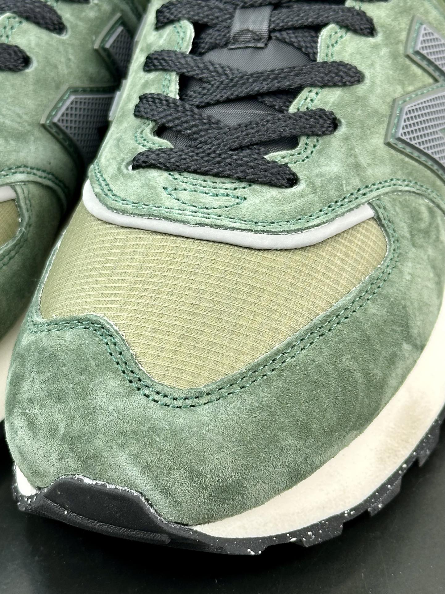 石头岛Stone Island x NB新百伦New Balance U574”Dark Green”升级版系列低帮慢跑鞋“联名深绿黑卡其”U574LGIL