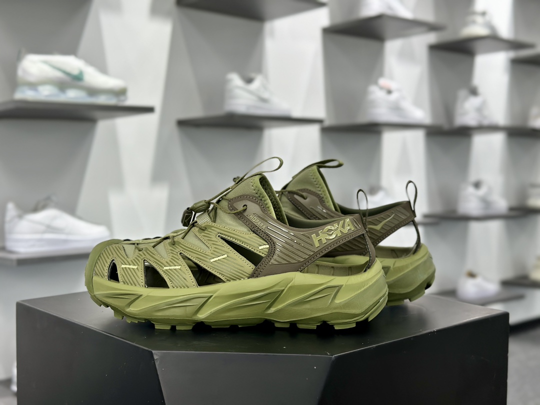 Hoka One One Hopara Sandals 霍帕拉系列水路两用溯溪涉水休闲户外露营凉鞋“卡其沙土黄”1123112/OTOT