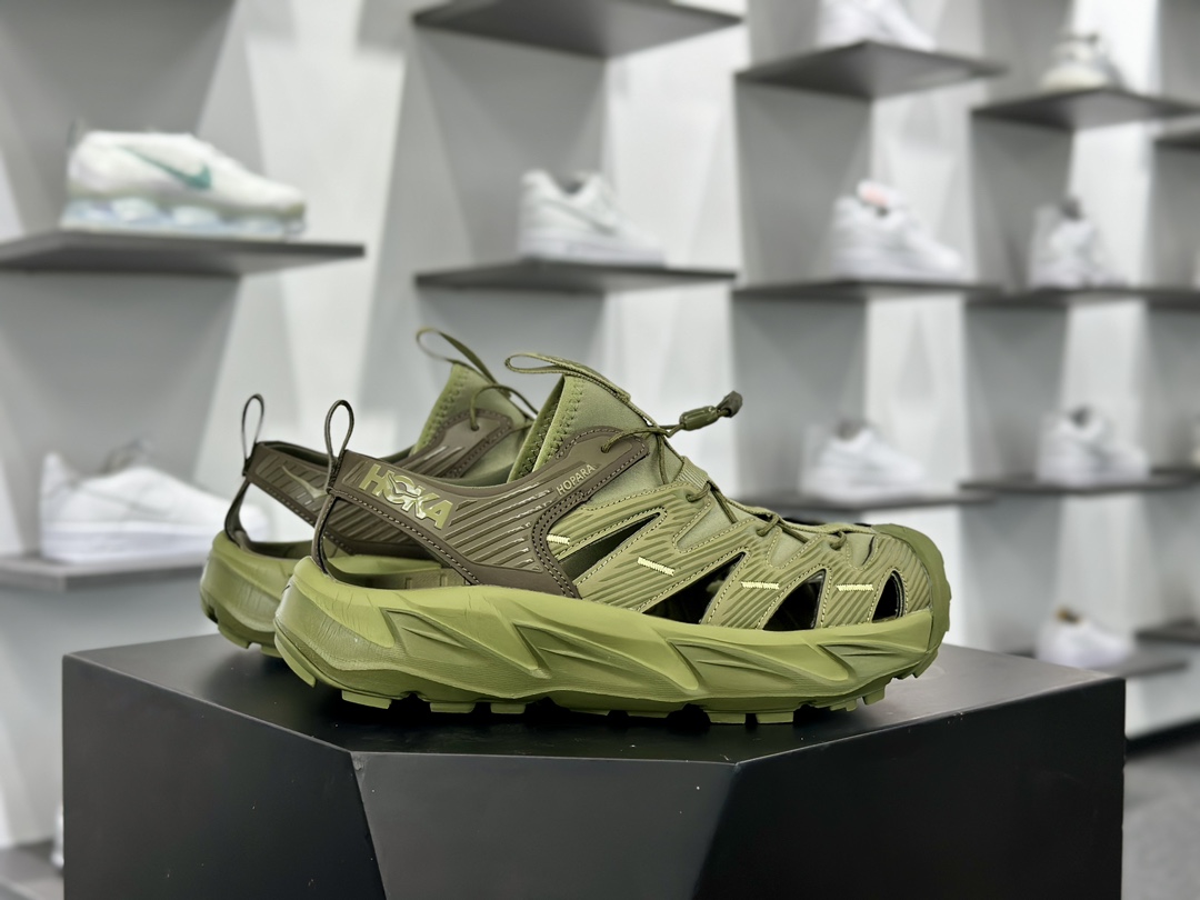 Hoka One One Hopara Sandals 霍帕拉系列水路两用溯溪涉水休闲户外露营凉鞋“卡其沙土黄”1123112/OTOT