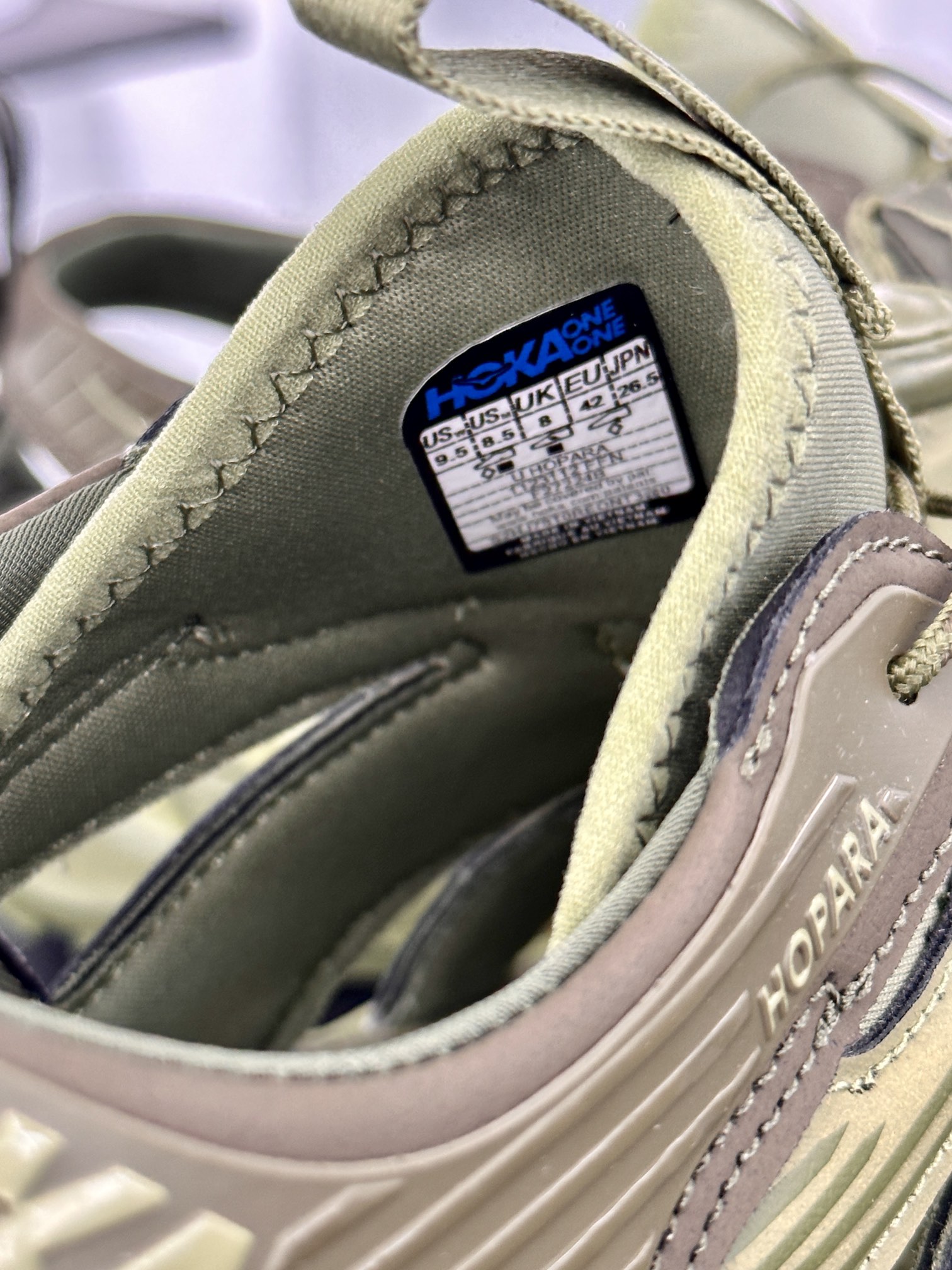 Hoka One One Hopara Sandals 霍帕拉系列水路两用溯溪涉水休闲户外露营凉鞋“卡其沙土黄”1123112/OTOT