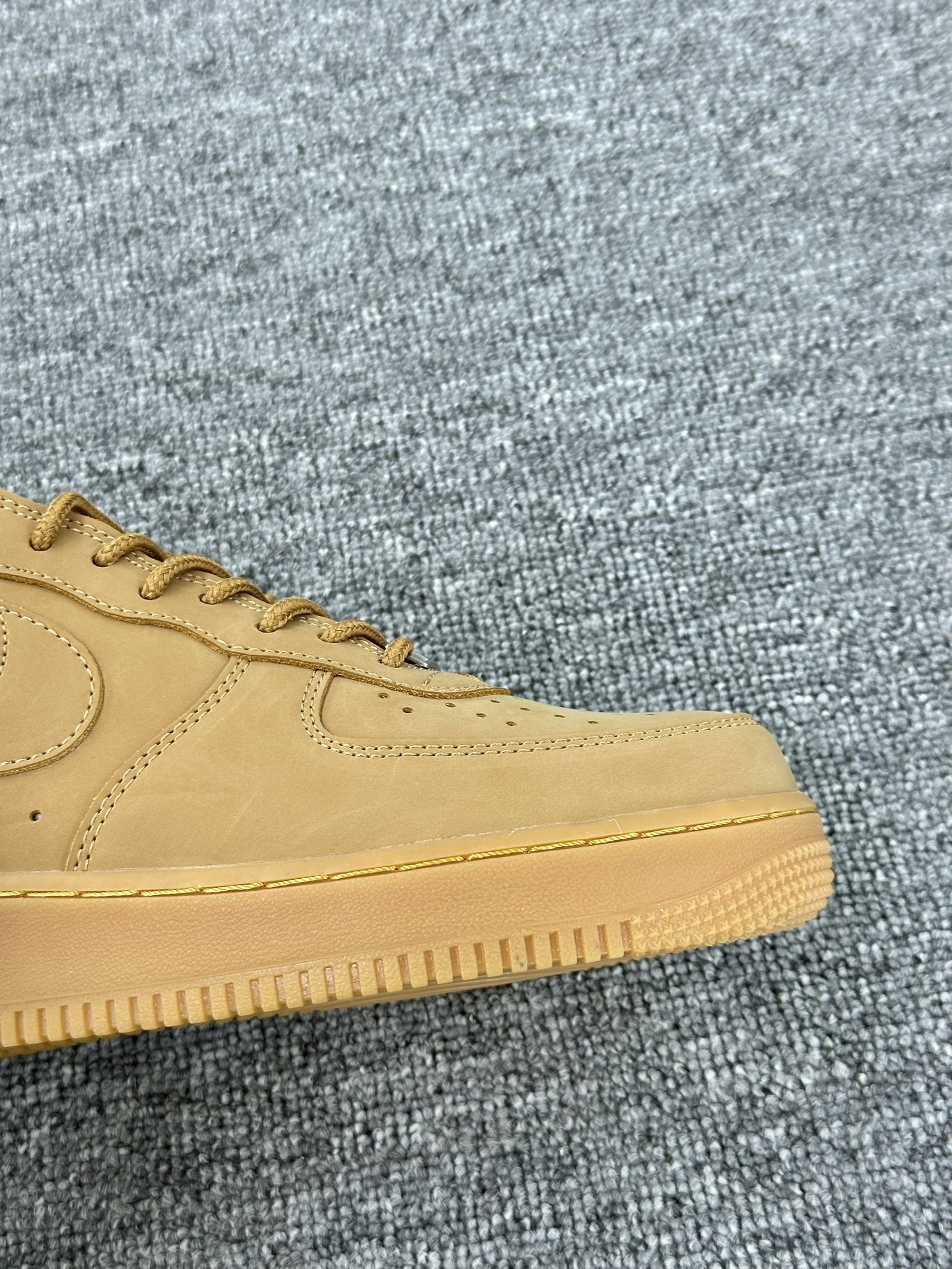 Supreme x Nike Air Force 1 Low'07”Wheat Flax”空军一号低帮板鞋“Sup麦黄”DN1555-200