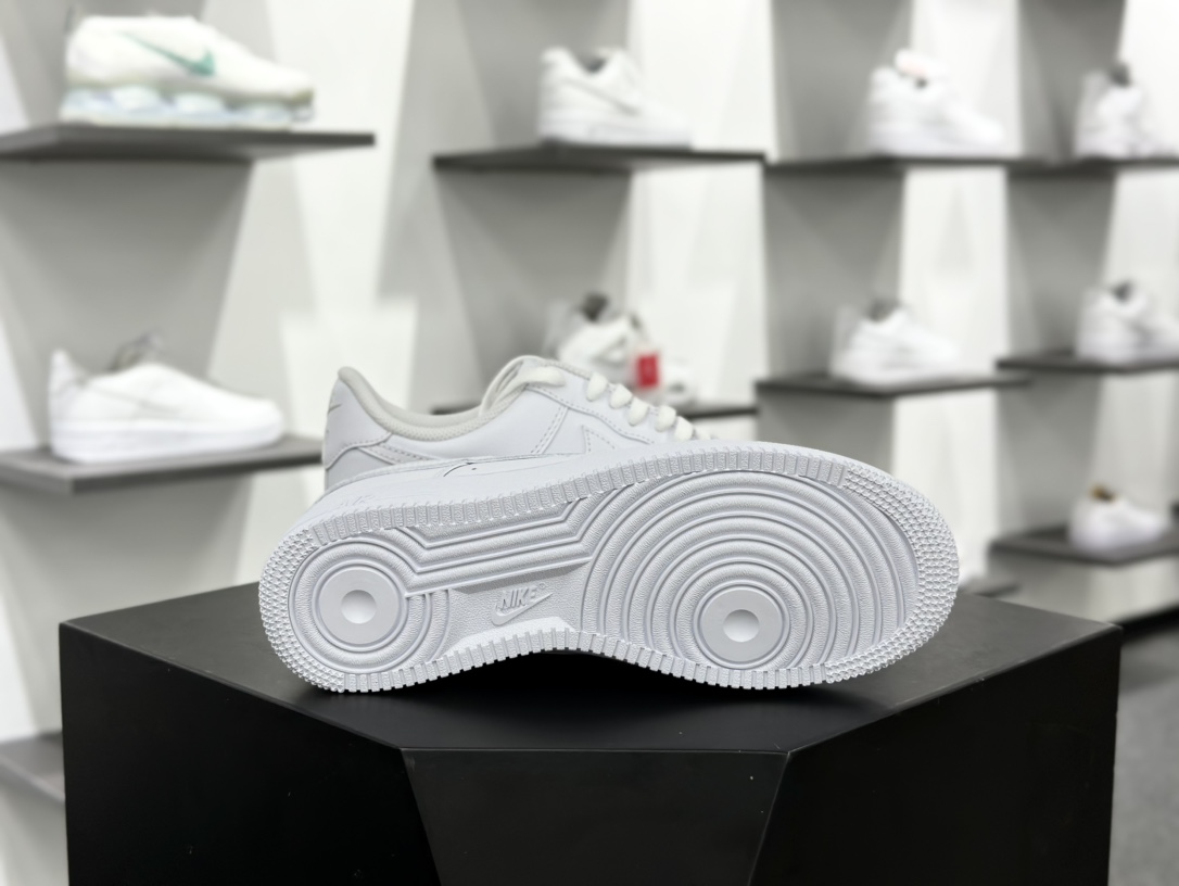 耐克Nike Air Force 1'07 Low”White/White”空军一号低帮板鞋“皮革全白”CW2288-111