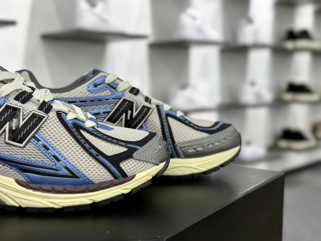 NB新百伦New Balance 1906R”Metallic Blue”系列低帮复古慢跑鞋“网布金属蓝钛银褐色”M1906RRB