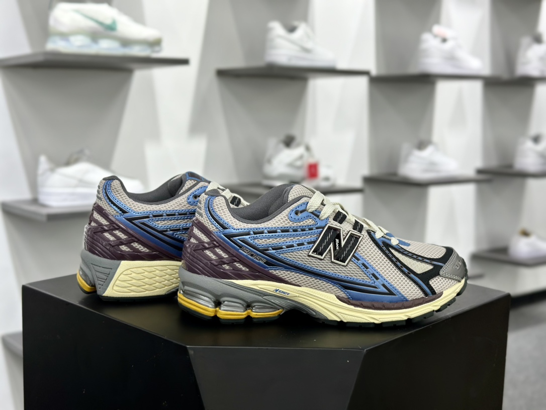 NB新百伦New Balance 1906R”Metallic Blue”系列低帮复古慢跑鞋“网布金属蓝钛银褐色”M1906RRB