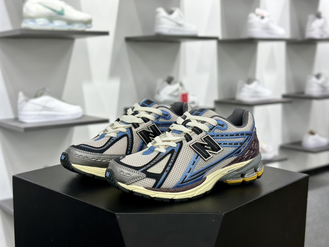 NB新百伦New Balance 1906R”Metallic Blue”系列低帮复古慢跑鞋“网布金属蓝钛银褐色”M1906RRB