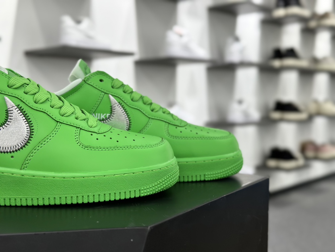 Nike Air Force 1'07 Low”Light Green Spark”空军一号休闲运动板鞋“OW浅绿银钩”DX1419-300