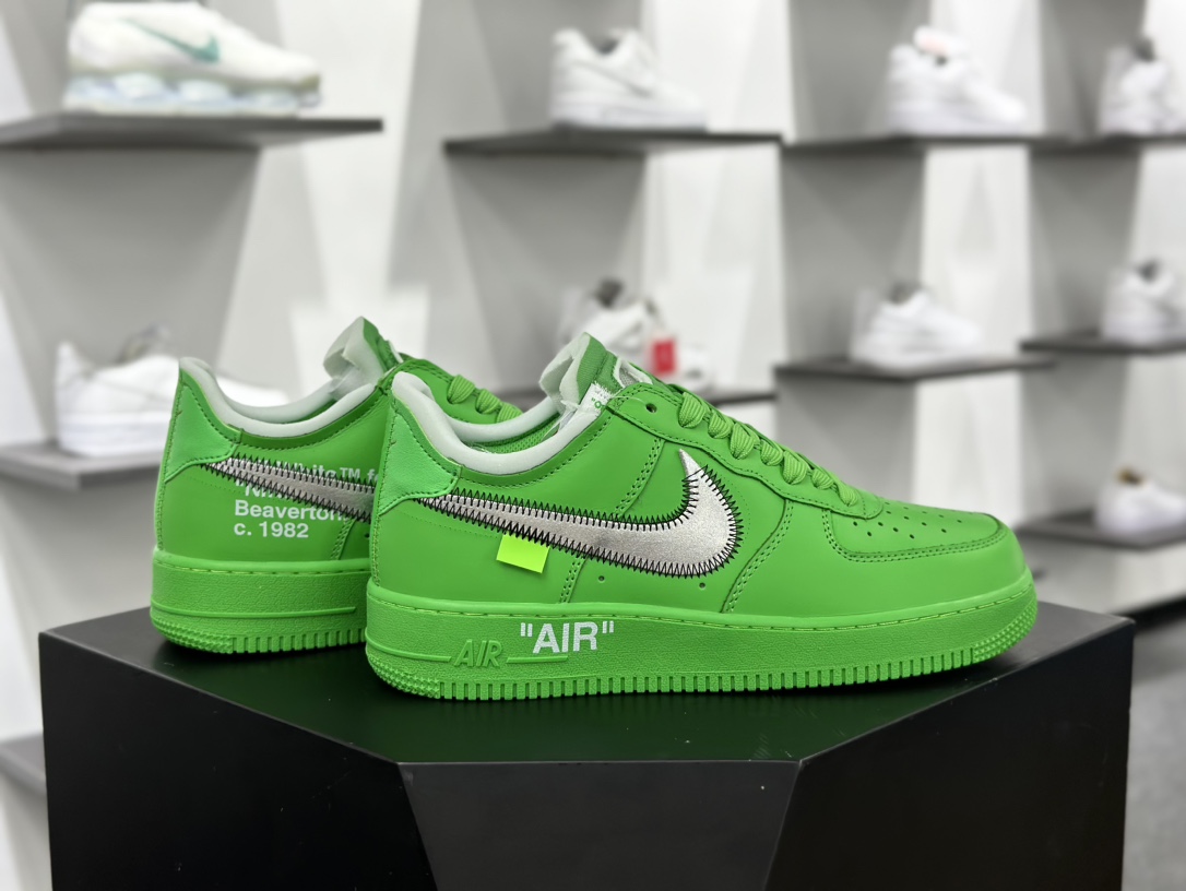 Nike Air Force 1'07 Low”Light Green Spark”空军一号休闲运动板鞋“OW浅绿银钩”DX1419-300