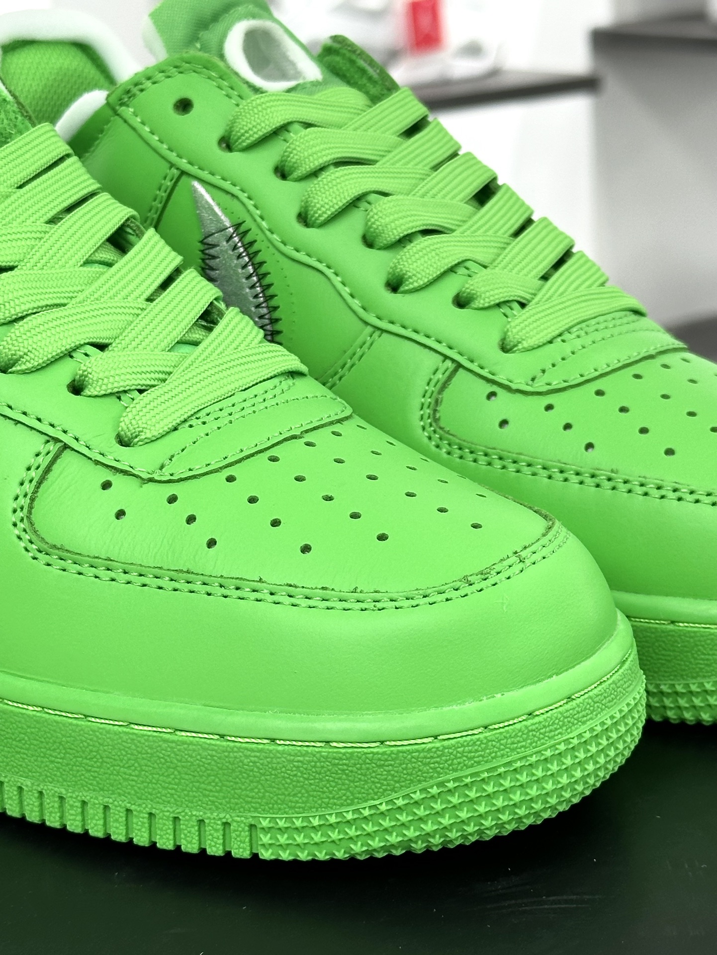 Nike Air Force 1'07 Low”Light Green Spark”空军一号休闲运动板鞋“OW浅绿银钩”DX1419-300