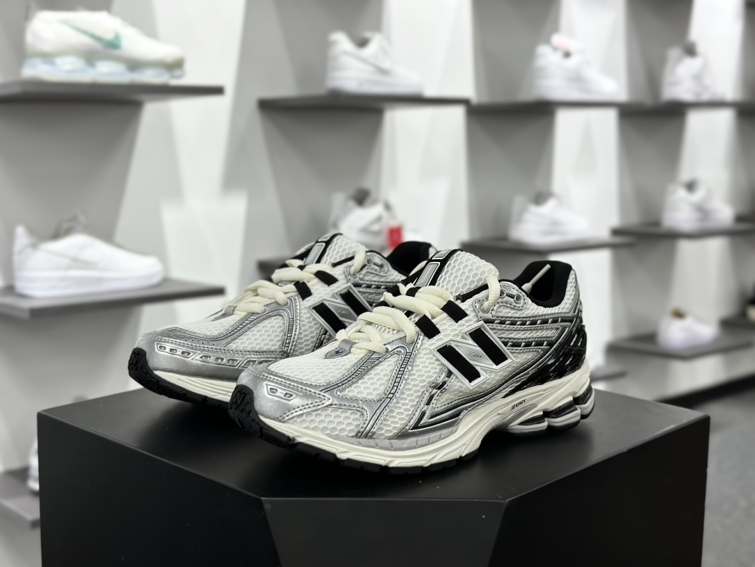 新百伦New Balance M1906R”Silver Metallic/Black”系列低帮慢跑鞋“金属银灰蓝”“金属银白黑”M1906RER