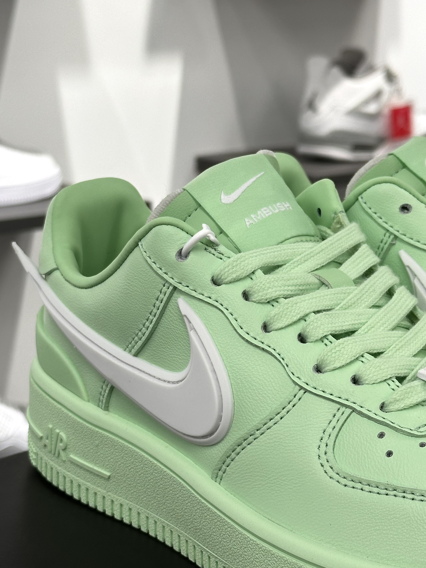 AMBUSH x Nike Air Force 1 Low SP”Vanilla Green”空军一号板鞋“联名香草绿白大钩”DV3464-700