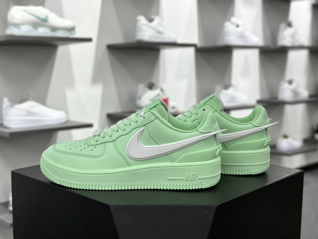 AMBUSH x Nike Air Force 1 Low SP”Vanilla Green”空军一号板鞋“联名香草绿白大钩”DV3464-700