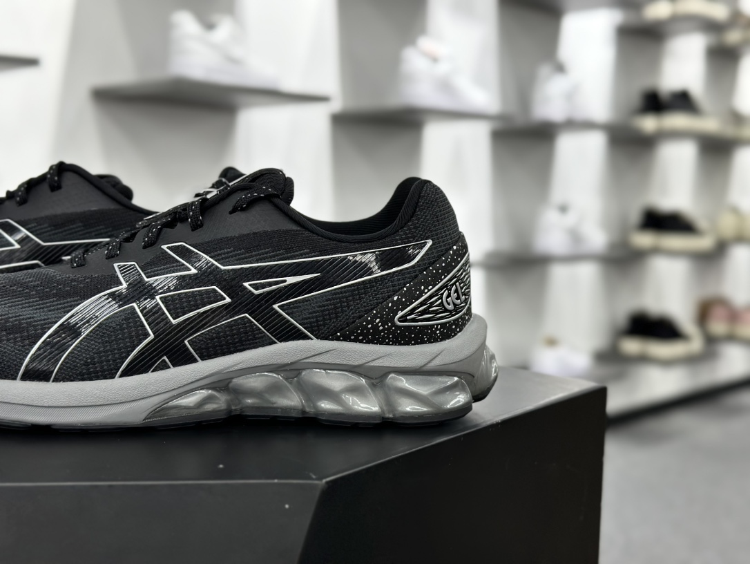 亚瑟士/ASICS Gel-Quantum 180 VII”Black/White/Grey”量子跑步鞋“黑白深灰”1201A631-002