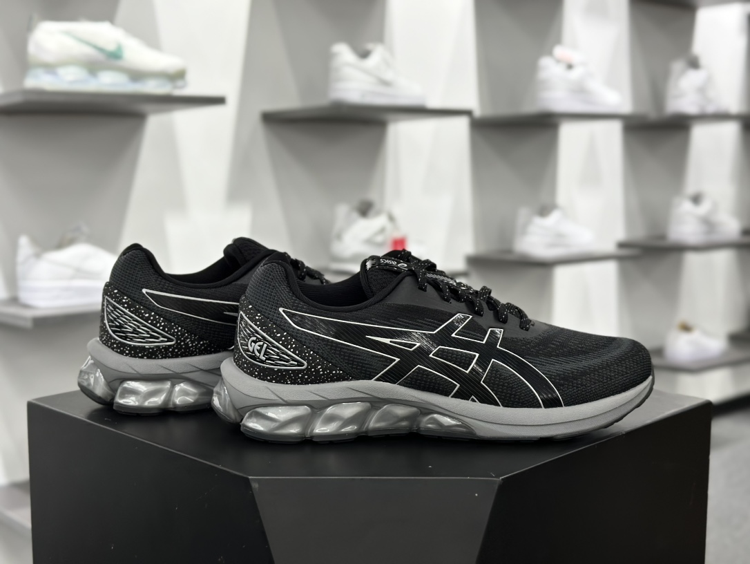 亚瑟士/ASICS Gel-Quantum 180 VII”Black/White/Grey”量子跑步鞋“黑白深灰”1201A631-002