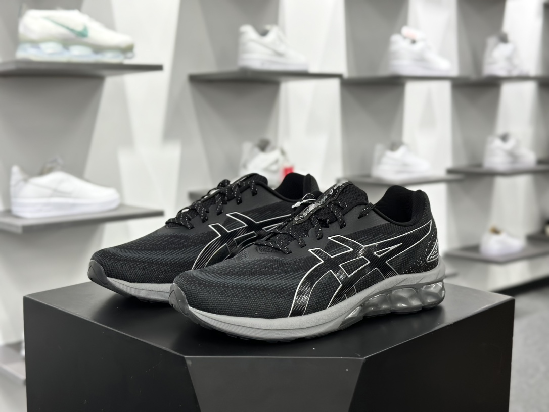 亚瑟士/ASICS Gel-Quantum 180 VII”Black/White/Grey”量子跑步鞋“黑白深灰”1201A631-002