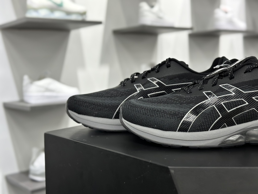 亚瑟士/ASICS Gel-Quantum 180 VII”Black/White/Grey”量子跑步鞋“黑白深灰”1201A631-002