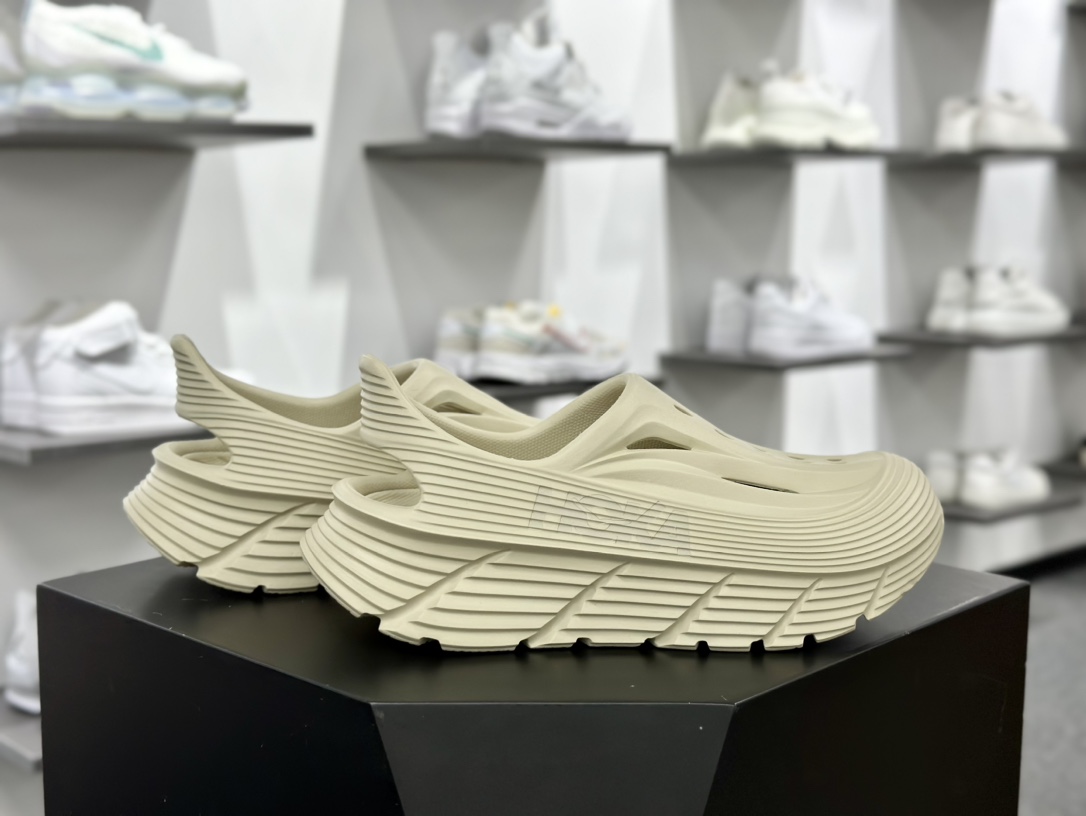 Hoka One One Ora Recovery Slide 奥拉系列舒适洞洞鞋凉拖鞋“沙米”1147951/VLV