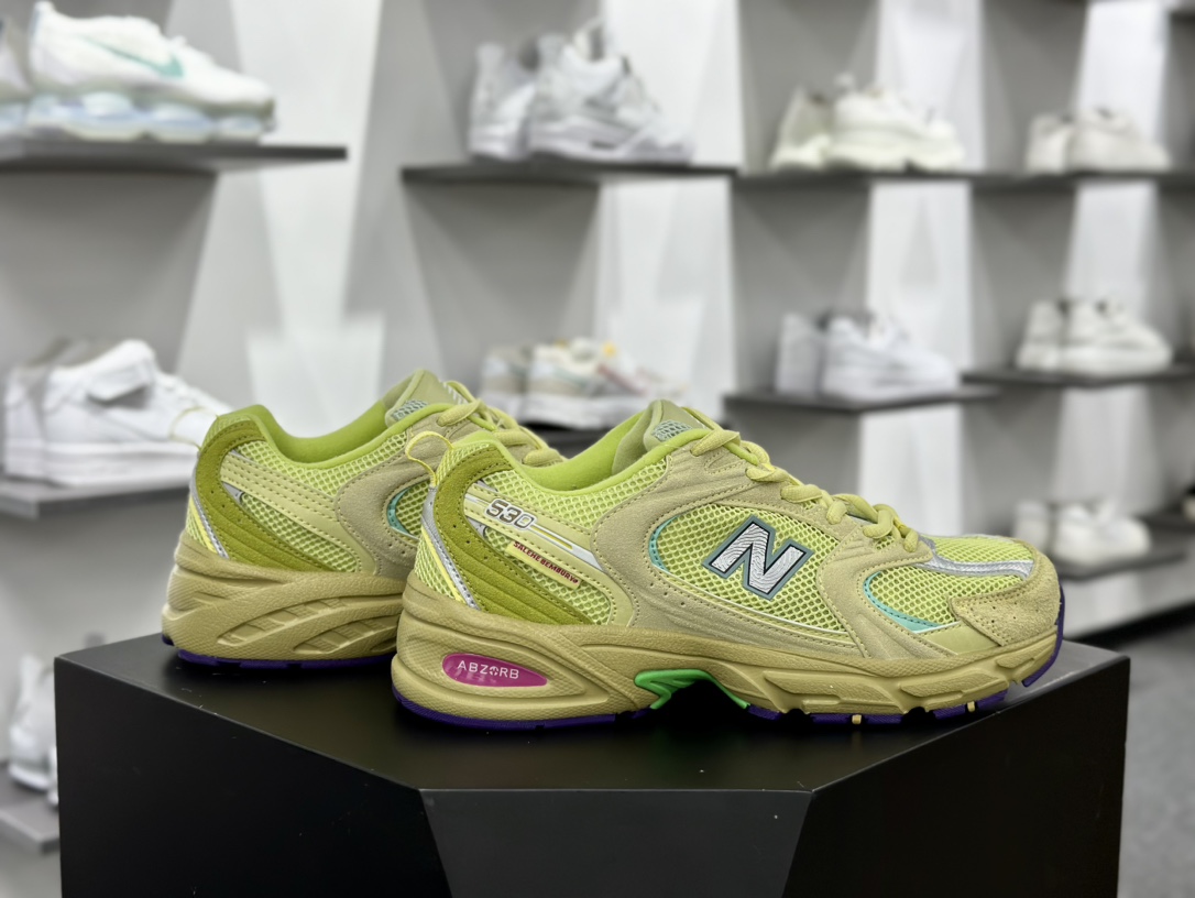 NB新百伦New Balance MR530系列低帮复古老爹风休闲运动跑步鞋 MR530PR