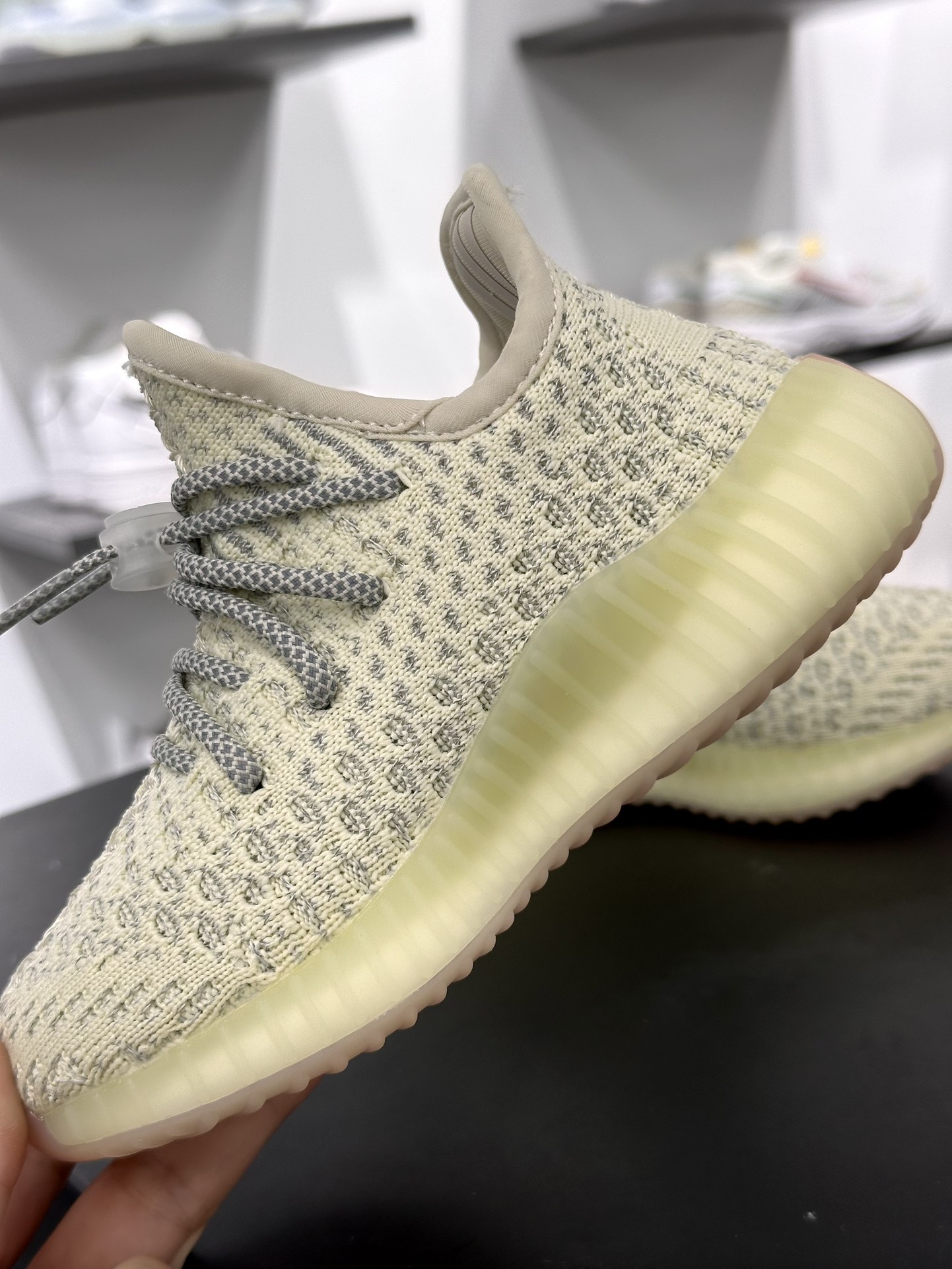 Kanye West x Adidas Yeezy Boost 350 V2”Core Black/White”椰子慢跑鞋童鞋“须白满天星”FV3254