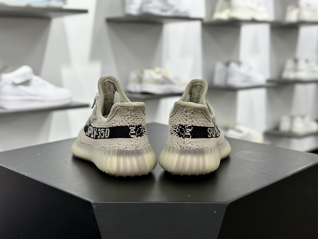 Kanye West x Adidas Yeezy Boost 350 V2”Core Black/White”椰子童鞋“芝麻黑”HP7870