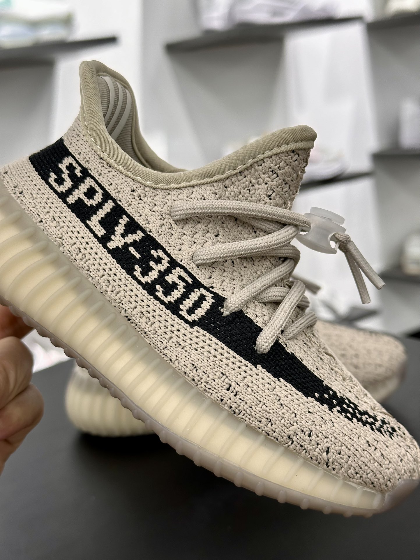 Kanye West x Adidas Yeezy Boost 350 V2”Core Black/White”椰子童鞋“芝麻黑”HP7870