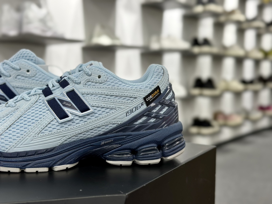 NB新百伦New Balance 1906R Cordura”Baby Blue/Navy”系列低帮慢跑鞋“网布宝宝蓝藏蓝”M1906CDA