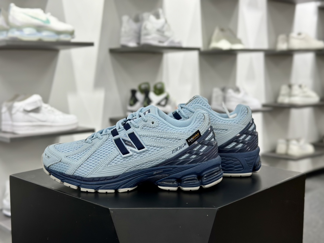 NB新百伦New Balance 1906R Cordura”Baby Blue/Navy”系列低帮慢跑鞋“网布宝宝蓝藏蓝”M1906CDA