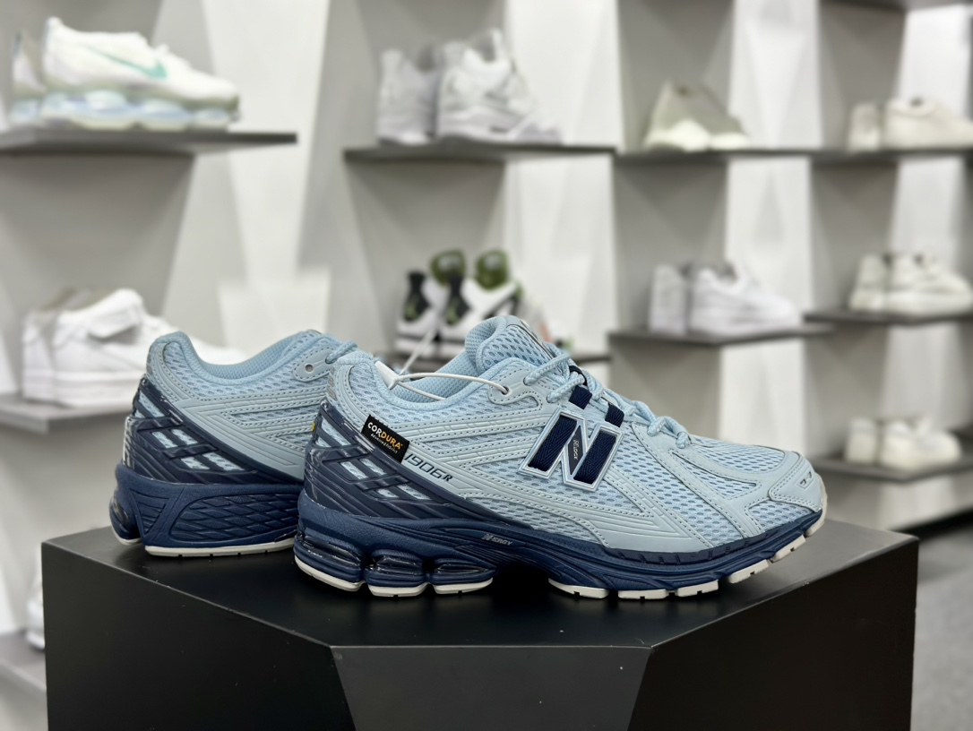 NB新百伦New Balance 1906R Cordura”Baby Blue/Navy”系列低帮慢跑鞋“网布宝宝蓝藏蓝”M1906CDA