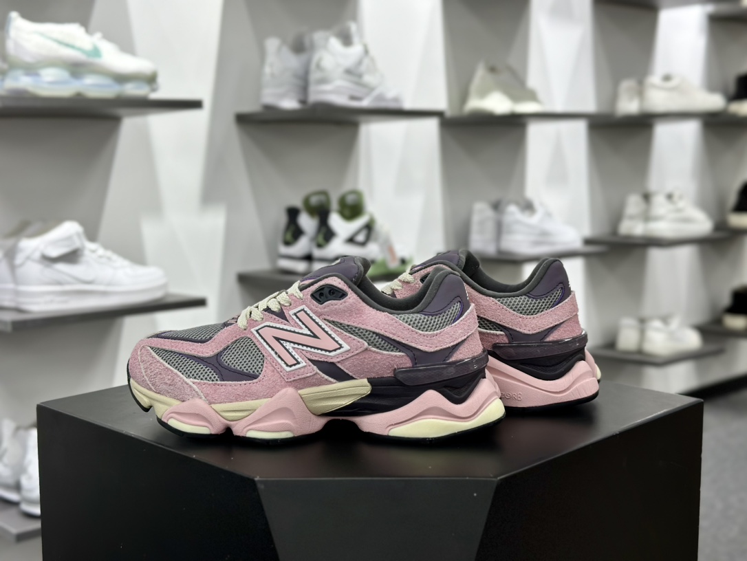 新百伦New Balance 9060”Pink Purple”系列复古百搭老爹运动跑步鞋“冰淇淋粉深紫”U9060YSO