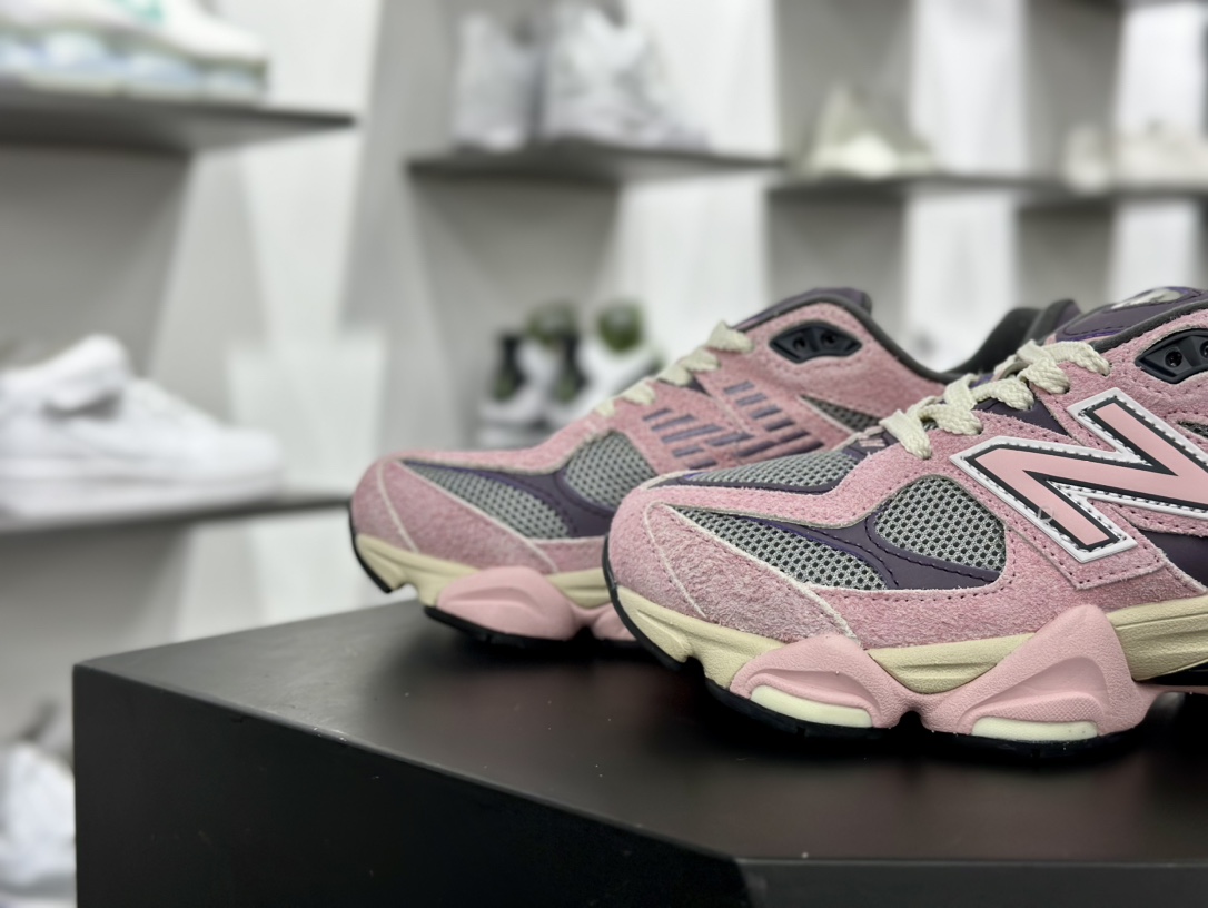 新百伦New Balance 9060”Pink Purple”系列复古百搭老爹运动跑步鞋“冰淇淋粉深紫”U9060YSO