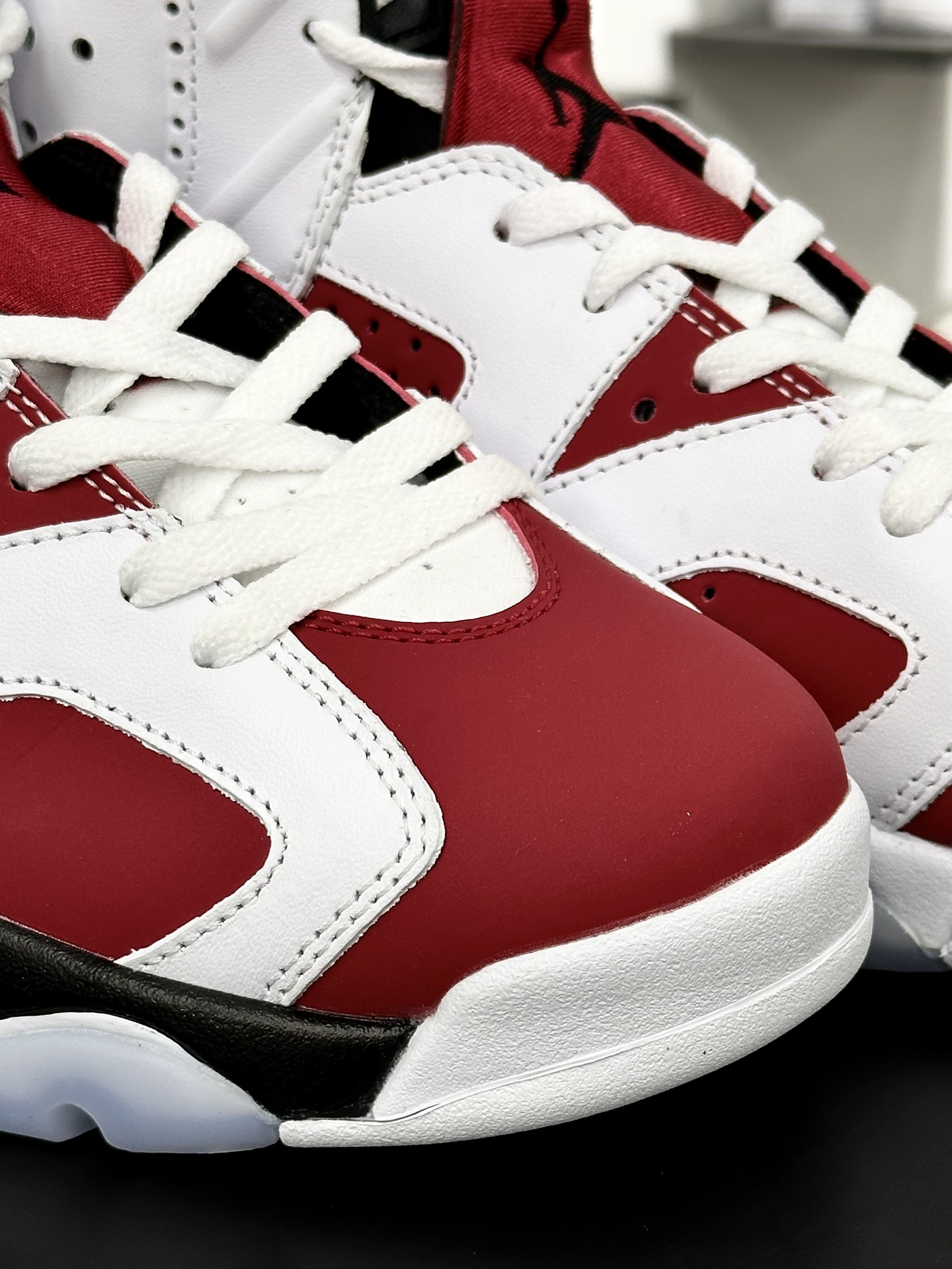 Nike Air Jordan Retro 6”Carmine”乔丹AJ6代中帮篮球鞋“胭脂红白红”384664-160