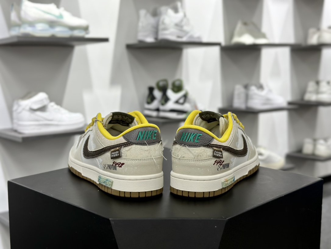 耐克Nike SB Dunk Low”Age of Sail”扣篮系列低帮板鞋“黄棕航海时代风帆涂鸦”FV3629-371