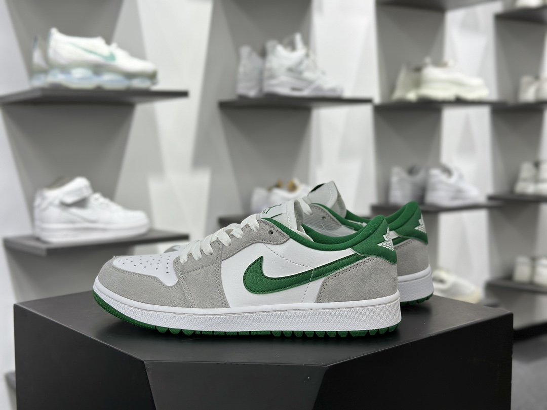 Air Jordan 1 Low Golf AJ1 乔1全新高尔夫版 灰白绿配色 DD9315-112