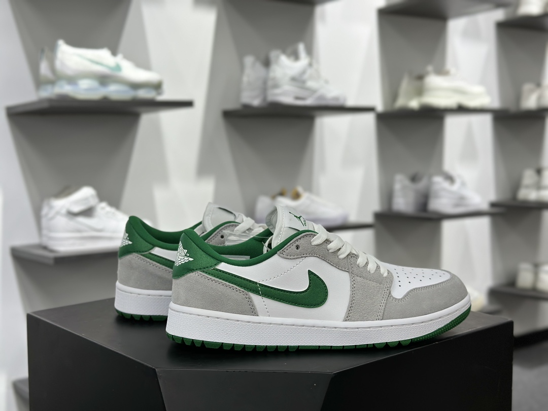 Air Jordan 1 Low Golf AJ1 乔1全新高尔夫版 灰白绿配色 DD9315-112