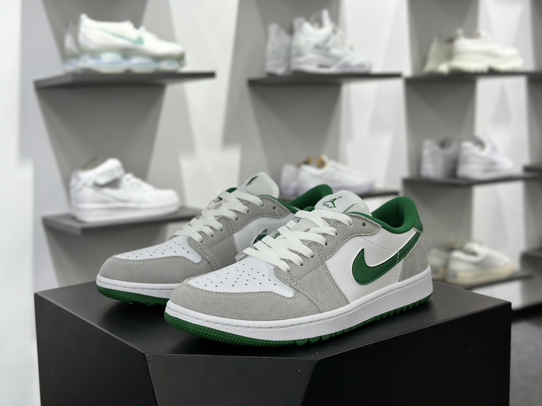 Air Jordan 1 Low Golf AJ1 乔1全新高尔夫版 灰白绿配色 DD9315-112