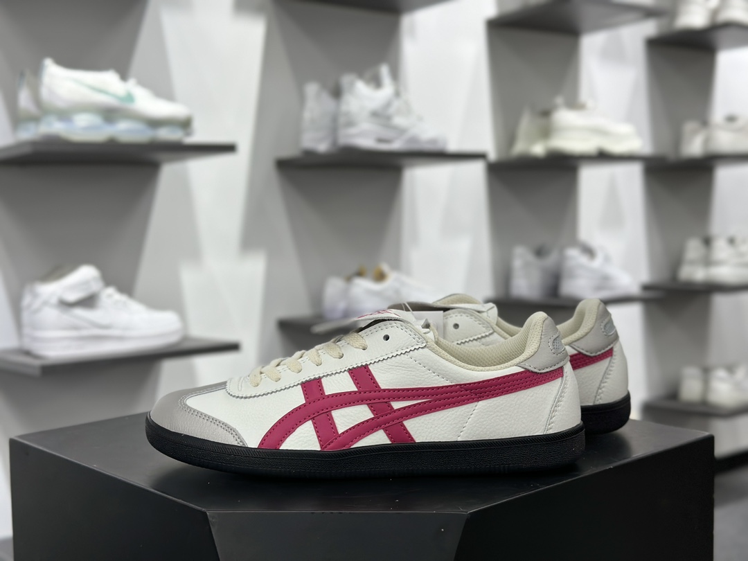 鬼塚虎/Onitsuka Tiger Tokuten 得分系列低帮板鞋“皮革奶白银玫粉千禧辣妹”1183B938-100