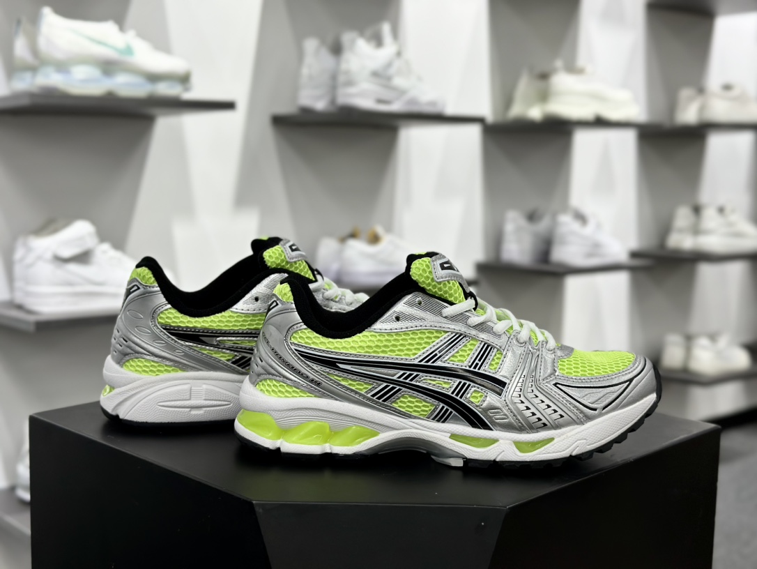 ASICS GEL-KAYANO 14 亚瑟士K14系列户外复古潮流百搭织物合成革缓震休闲跑步鞋 1201A019-751