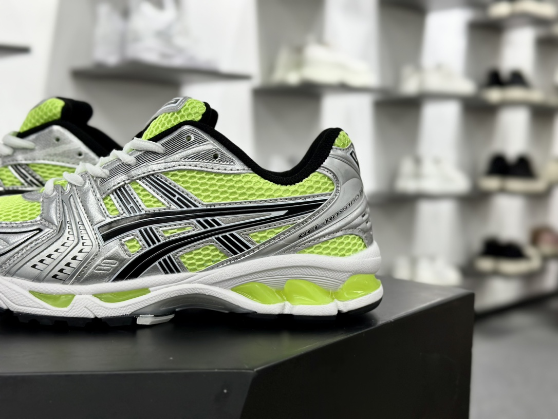 ASICS GEL-KAYANO 14 亚瑟士K14系列户外复古潮流百搭织物合成革缓震休闲跑步鞋 1201A019-751